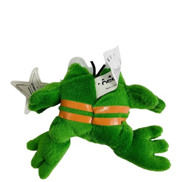 Neopets Green Quiggle Frog McDonalds Mini Promo Plush Stuffed Toy 4" Vintage - Picture 7 of 7